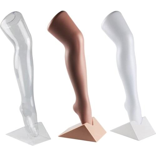 Plastic Simulated Foot Ankle Sock Short Stocking Display Mannequin Leg Model Kids