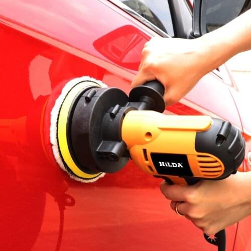 Portable 220V 700W Electric Car Polisher Adjustable Speed Car Waxing Polishing Sealing Glaze Machine for Metal Furniture
