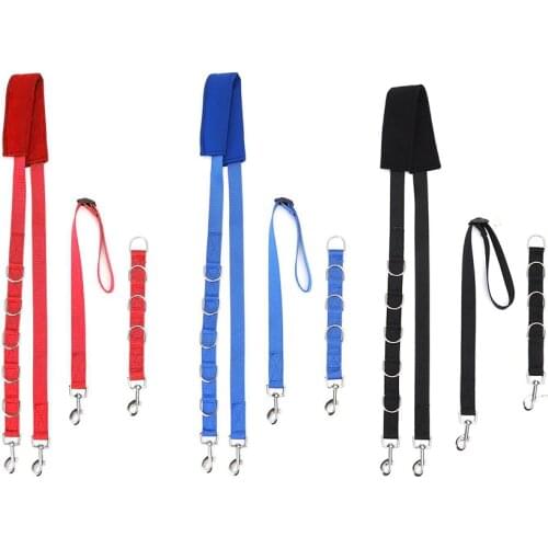 3 Color Dog Collar Adjustable Dog Grooming Belly Strap D-rings Bathing Band Free Size Pet Traction Belt Dog Harness Dog Collar