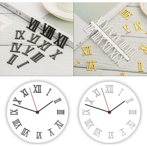 Roman Numerals Or Arabic Numerals Clock Accessories Clock Dial Repair DIY Clock Replacement Accessories Quartz Clock Parts