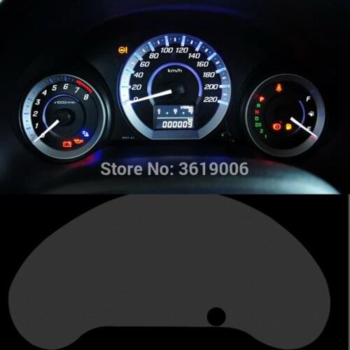 TOMMIA For Honda City 2009-14 Screen Protector HD 4H Dashboard Protection Film Anti-scratches Car Sticker