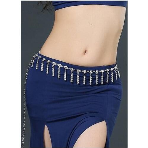 Oriental Dance Costumes Dance Costume Special Offer New Diamond Chain Womens All-match Decoration Rhinestone Waist Belt Yl022
