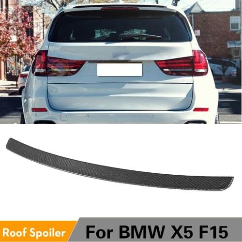 Rear Trunk Top Spoiler Wing for BMW X5 M Sport Base Sport X Drive 35i 40e 50i Sport Utility 4 Door 2014 -18 Carbon Fiber