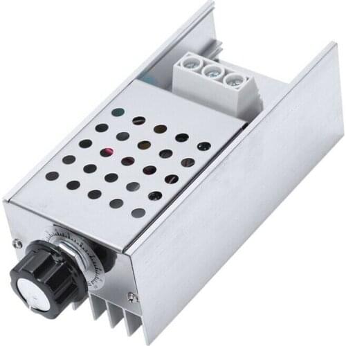 AC 220V Power 4000W 5000W 10000W SCR Voltage Speed Regulator 220V LED Dimmer Motor Speed Controller Thermostat 220 V Volt