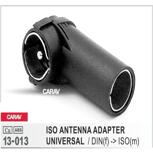 CARAV 13-013 Car Stereo Radio Antenna Adaptor for Antenna adapter DIN(female) -> ISO(male)