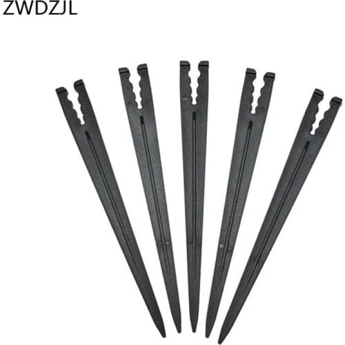 Garden hose holder 4/7mm 3/5mm nozzle stems holder 1/4 1/8 Spike plastic Garden irrigation system hose adapter 12pcs