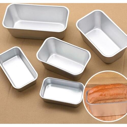 Aluminum Alloy Bread Mold Loaf Pan Tin Non-Slip Baking DIY Homemade Kitchen