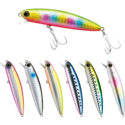 3D Eyes High Quality 8cm 13g Sinking 0.2-0.5m Minnow Fishing Goods Artificial Baits Lure 9080