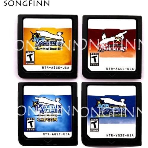 Phoenix Wright Series Ace Attorney Video Game Accessories Cartridge Card for 64bit Console