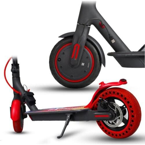 Scooter Wheel Hubs Protective Reflective Sticker For Xiaomi M365 Pro Scooter Reflective Sticker Modification Accessories