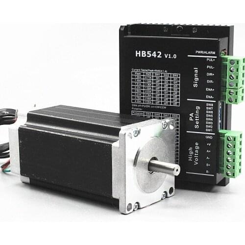 Nema 23 Stepper Motor Set 57BYG250 1N.m/2N.m/2.8N.m + Digital Driver HB542