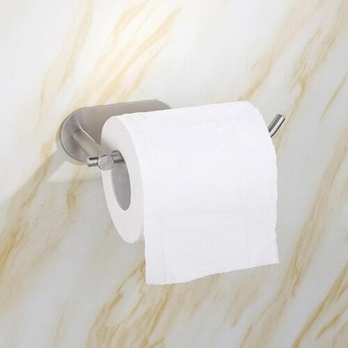 Wall Mount Stainless Steel Storage Holder Paper Towel Rack Hanger Organization