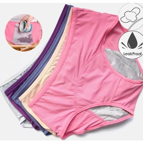 Leak Proof Menstrual Panties Physiological Pants Women Underwear Period Comfortable Waterproof Briefs Dropshipping