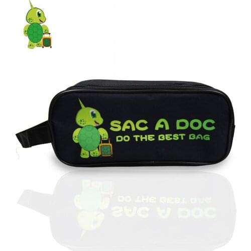 Pen Bag Organizer custom Pencil Case Box Kids Small Tote Children Japanese Anime Zipper Pouch 2020 Double Layer Pencil Bag