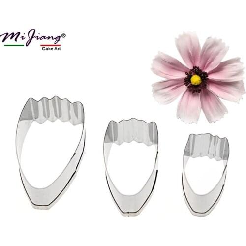 Calliopsis Flower Petal Cookie Cutter Sunflower Mold Stainless Steel Fondant Cake Decorating Tools Kitchen Accessories SA336