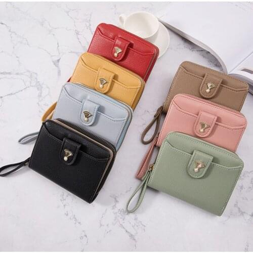 Luxury Women Wallet Many Department Ladies Small Clutch bag Coin bag Card Holder short Purse Slim Female Wallets monedero mujer