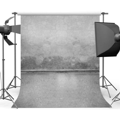 Mehofoto Vintage Old Master Background Photography Gray Wall Backdrop for Photographers Custom L-277