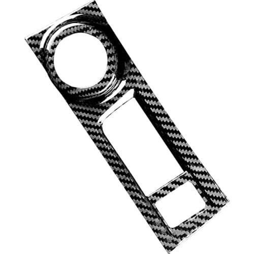 1pc Car One-button Starter Panel Carbon Fiber Decoration Sticker for Subaru BRZ Toyota GT86 2012-2016 Interior Accessories