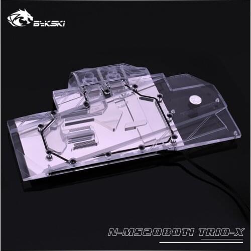 Bykski N-MS2080TI TRIO-X GPU Block for MSI RTX2080Ti GAMING TRIO