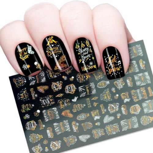 Brochas maquillaje Nail Art Stickers