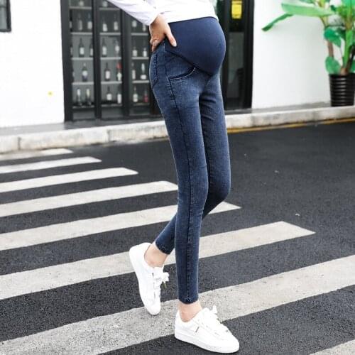 Maternity Pants Adjustable Waist 2021 Spring and Autumn Trousers Maternity Slim Jeans Leggings Pregnancy Women Trousers Pregnant