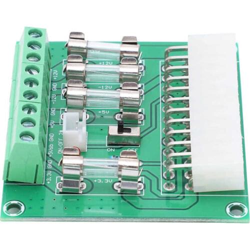Regulated power supply Voltage Controller ATX Power Board Computer Supply Adapter Module 20Pin 24Pin for Computer Benchtop