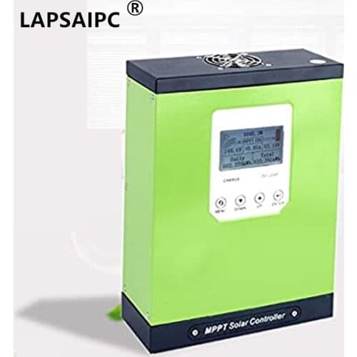 Lapsaipc 60A MPPT Solar charger Controller 12V 24V 48V auto recognition Photovoltaic Controller LCD display