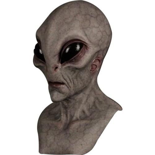 Halloween Alien Mask Scary Horrible Alien mask Magic Mask Professional Stage Play Role-playing Props Special Mask Of Horror