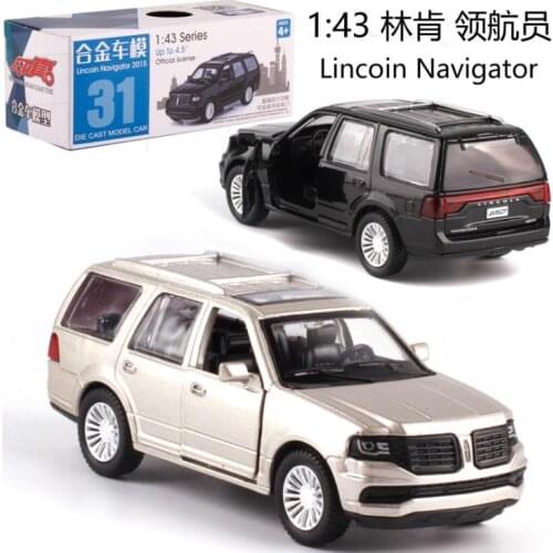 Lincoln car models alloy pull back Lincoln Navigator SUV,Original packaging,selling toys,free shipping
