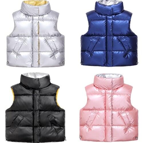 2021 New Childrens Cotton Vest With Thickened Shoulder And Bright Fabric For Childrens Wear In Spring Autumn And Winter