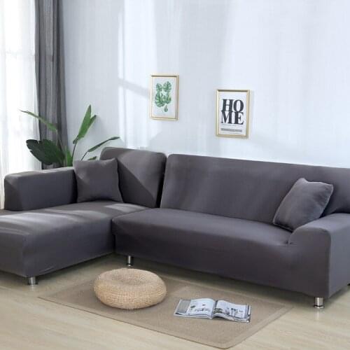 Solid Color Sofa Cover Stretch Tightly Wrapped All-inclusive Full Cover Fabric Sofa Cover Sofa Cushion Sofa Cover