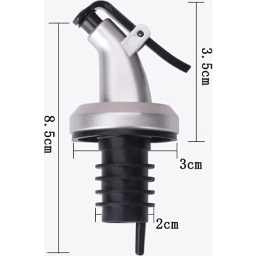 Portable Storage Oil Sauce Vinegar Bottle Flip Cap Stopper Dispenser Pourer Kitchen Tool with Drip Free Design Kitchen Supplies