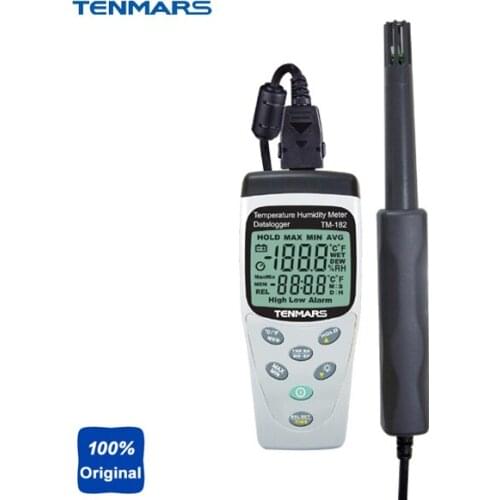 Industrial Temperature & Humidity Meter with Datalogging Function TM182