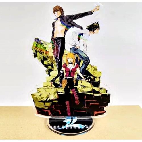 Death Note Yagami Light Misa Amane L M N Lawliet Mello Near acrylic standee figurines desk decoration cake topper anime