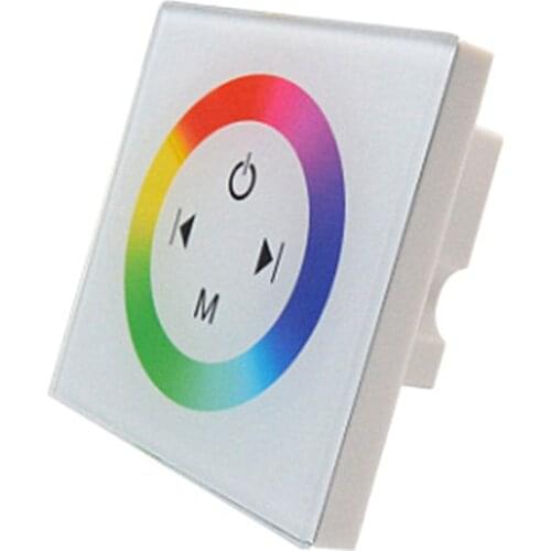 LED TM08 RGB panel controller 86 panel 12-24v colorful touch controller