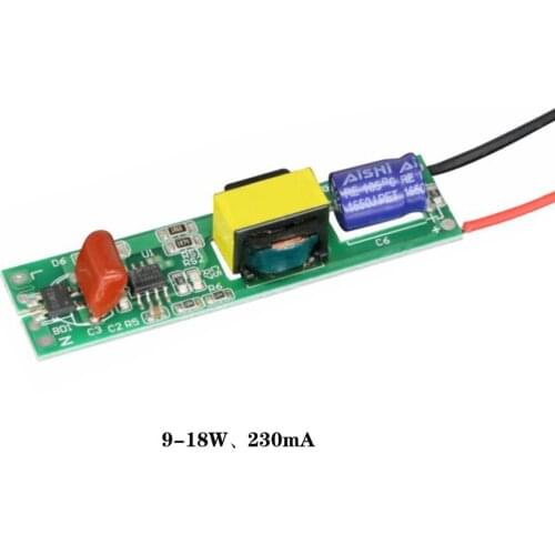 T5T8 full voltage non-isolated high PF9-18W semicircular tube fluorescent lamp led drive power supply