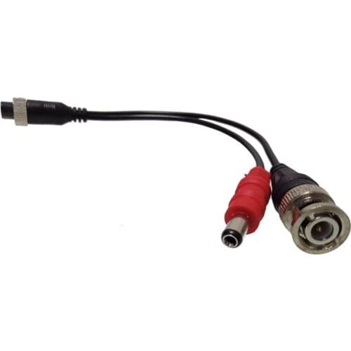 Air head interface transition line is converted into AV video and audio power supply three in one wire MDVR