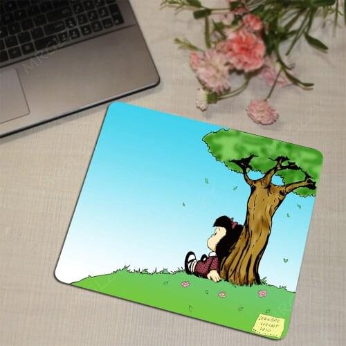 MRGLZY Cartoon Comfortable Mouse Pad Gaming Mouse Pad Size 200x250MM Rubber Cute Girl Mouse Pad Table Mat Small Mouse Pad