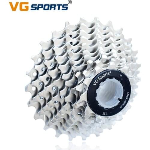 VG Sports Road Bike Cassette 10 Speed Velocidade Bicycle Freewheel Sprocket 11-25T Super Wearable 10s Cassette Bike Parts