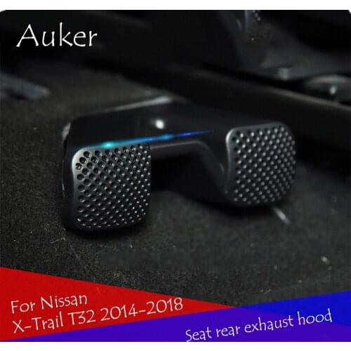 Seat Rear AC Heat Floor Air Conditioner Duct Vent Outlet Grille Cover 2Pcs/Set For Nissan X-Trail T32 2014-2018