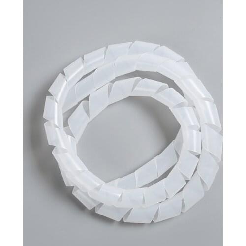 1.8m spiral wrapping bands cable wrapping bands protective winding tube