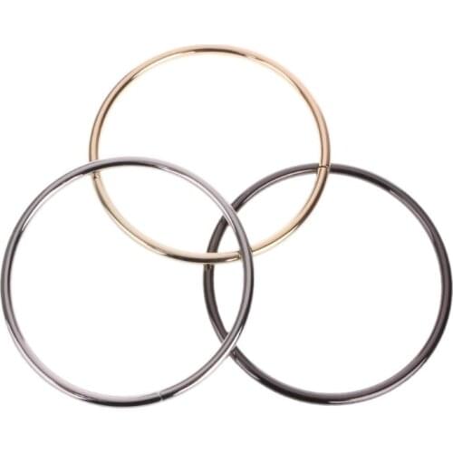 1PC Fashion Round Metal Replacement Top Handbags Handle Crossbody Bag Part Accessories 3 Color