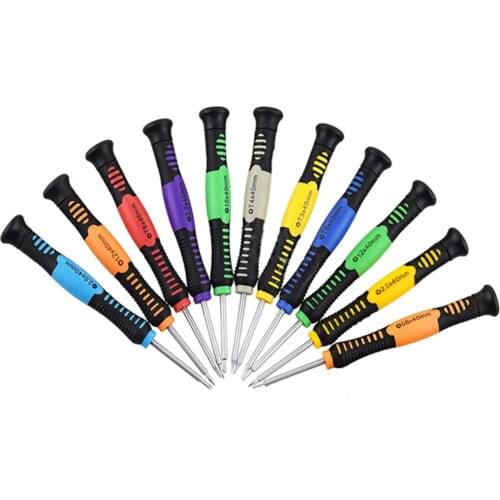 11Pcs Screwdriver Set 0.8 1.2 Pentalobe P2 P5 Y2.0 1.2 1.5 2.0 Phillips Flatted T3 T4 T5 T6 for Macbook Phone Repair Tools Kit