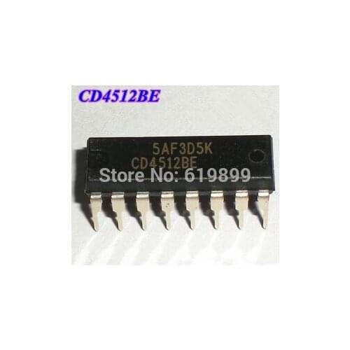 Free Shipping 30pcs/lot CD4512BE CD4512 DIP16