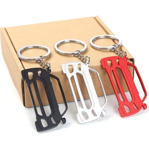 For Ford Mustang Shelby Ecoboost GT Aluminum Alloy Personality Creative Keychain Simple Styling Key Chain Accessory Pendant