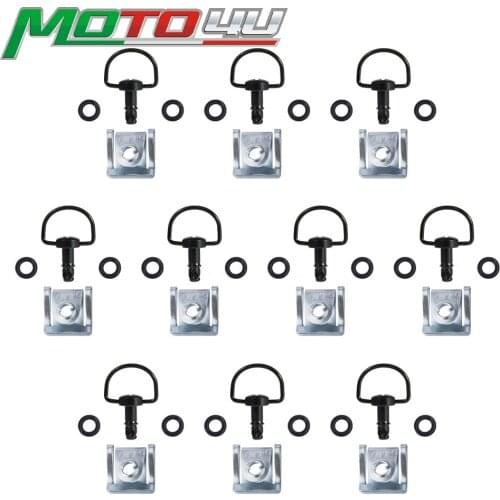 17mm Motorcycle Quick Release D-ring Turn Race Fairing Fastener Universal for BMW for DUCATI for Honda for YAMAHA Accessories