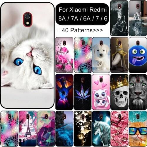 Case For Xiaomi Redmi 8A 6A 7A Case Silicone Funda for Xiaomi Redmi 6A Case Soft Phone Cover Bumper Capa Coque For Redmi 7A Case