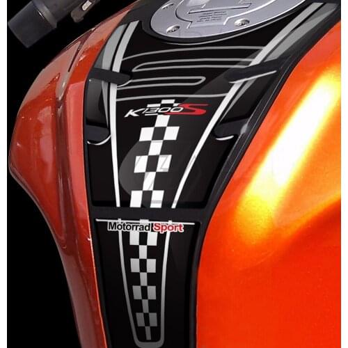 For BMW K1300S K1300 S 2009-2015 3D Resin Motorcycle Tank Pad Protector