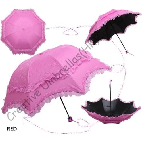 Double layers,UPF>50+ Arched Korea Parasols,black coating 2 times,sunshade,silk embroidery,bag parasol,mixture UV protecting