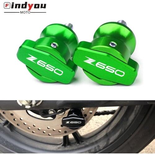 M8 For kawasaki Z650 Z 650 2017 2018 2019 2020 8MM Motorcycle CNC Accessories Swingarm Spools Slider Stand Screws